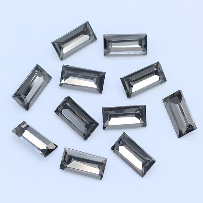 Gray (natural color) trapezoid diamond 2*4mm