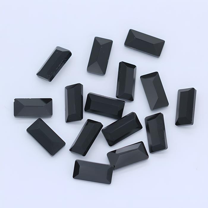 Black (natural color) trapezoid diamond 2*4mm