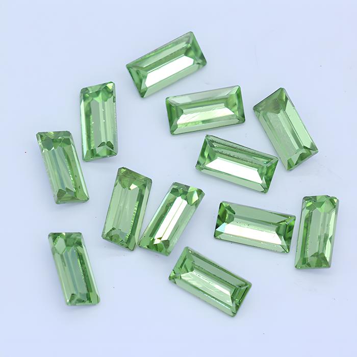 Fruit green (natural color) trapezoid diamond 2*4m