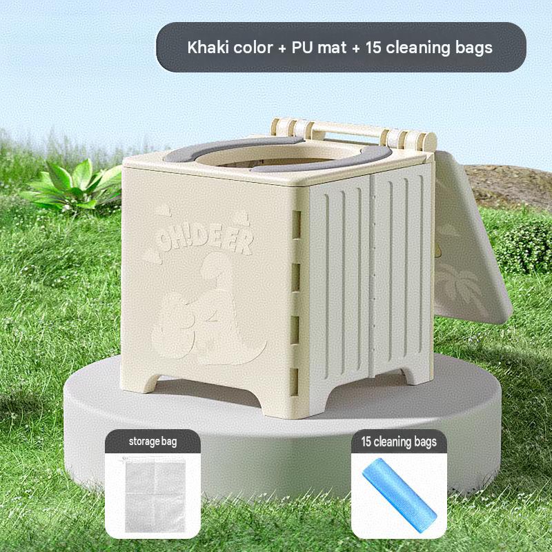 Dinosaur khaki pu pad