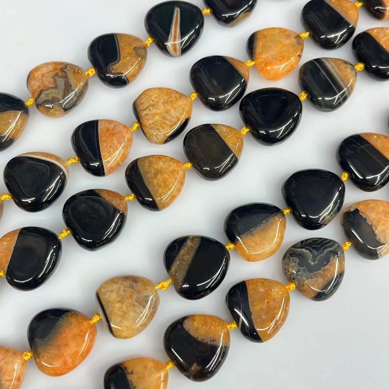 Black orange red 20mm