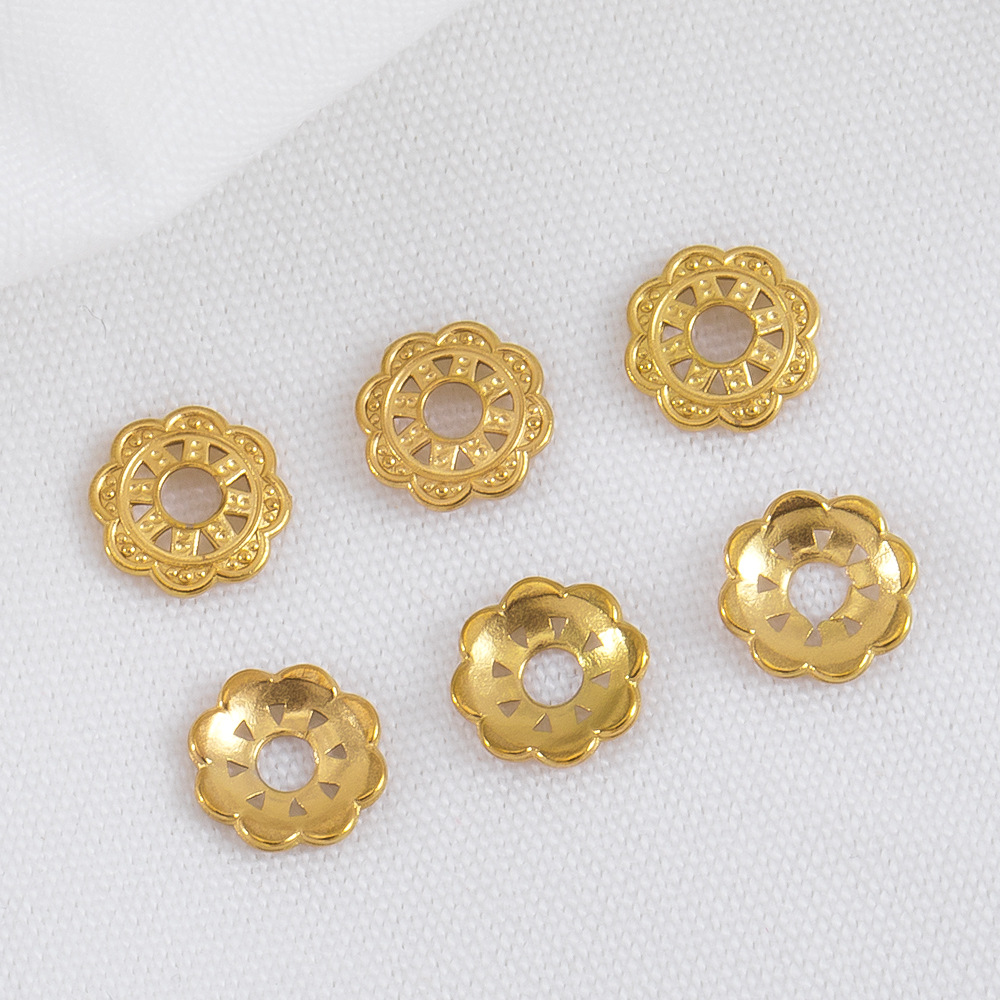 Golden plum petals-6mm 20pcs