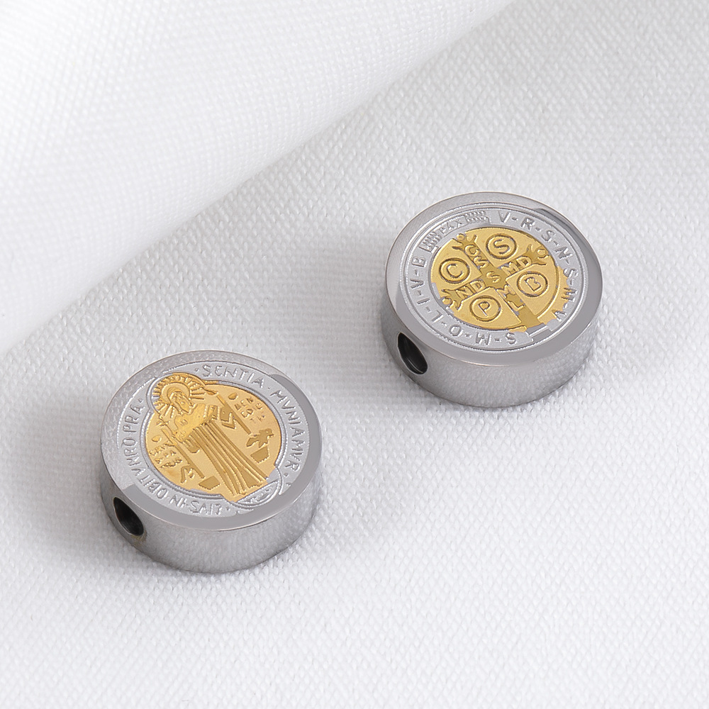 gold steel 10mm 5pcs