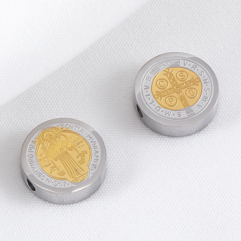 gold steel 12mm 5pcs