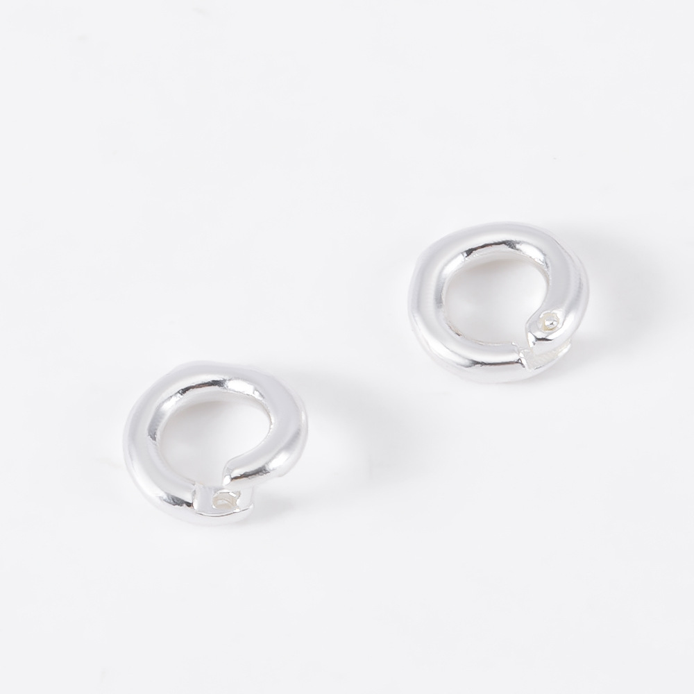 Thick silver-5.5mm 20pcs