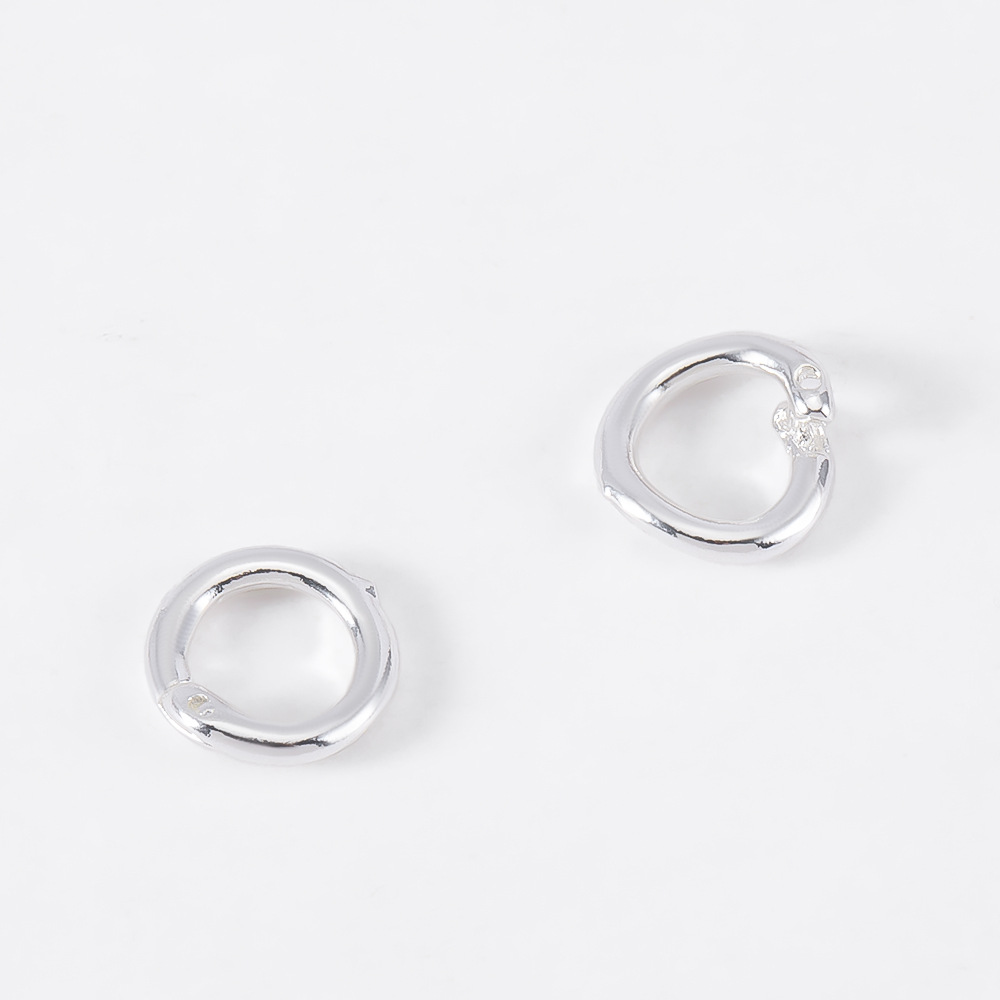 Thick silver-7.5mm 20pcs