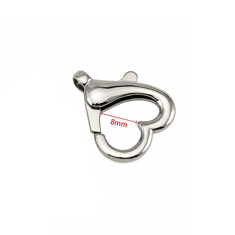 Steel color-21.6x26mm 2pcs