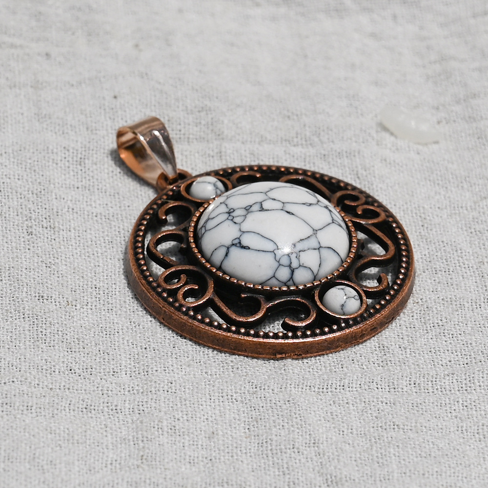 Synthetic white turquoise