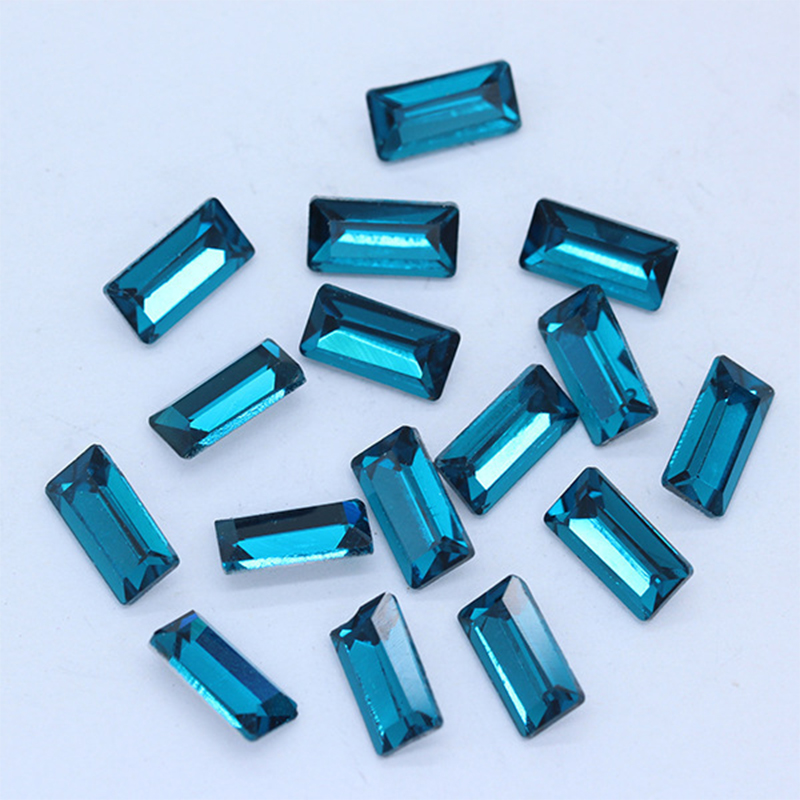 Hole blue (natural color) trapezoidal diamond 2*4m