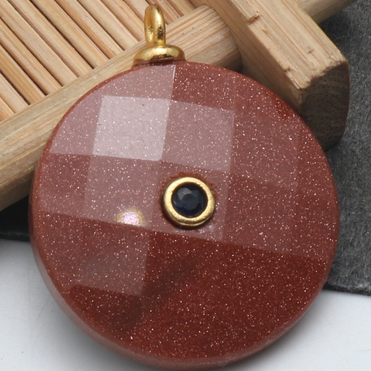 Goldstone 25.4x7.8mm