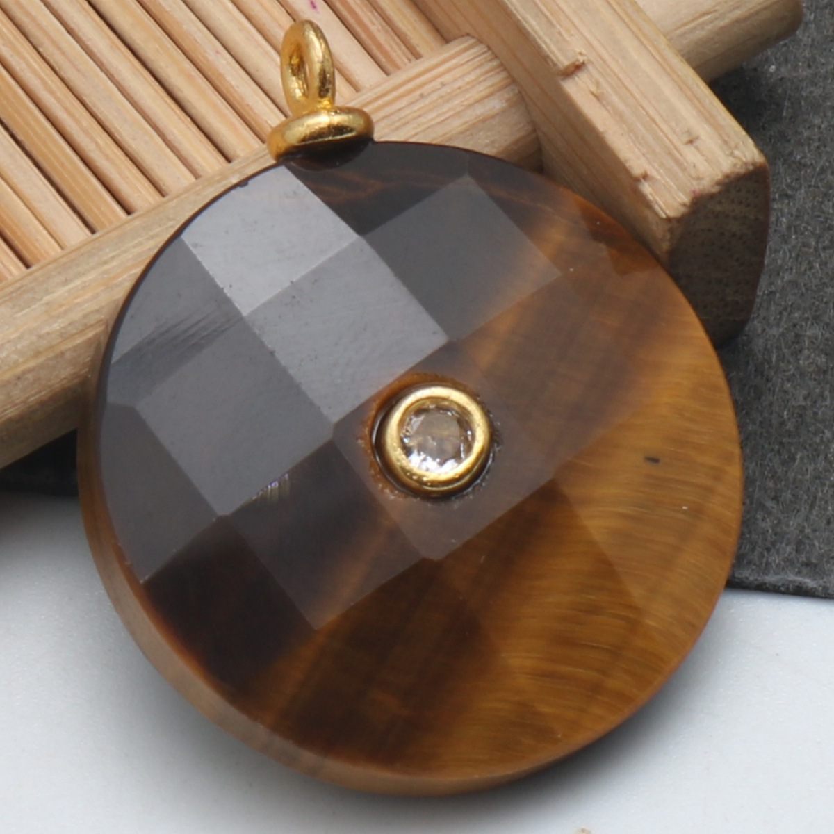 tiger eye 25.4x7.8mm