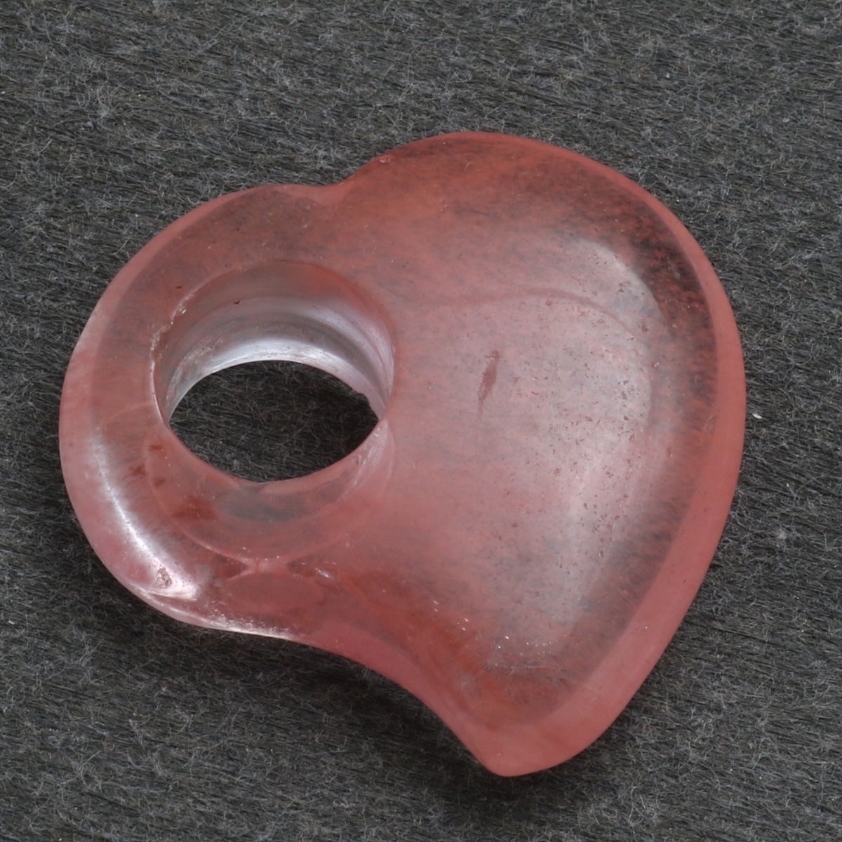 Cherry Quartz synthetic 30x8mm