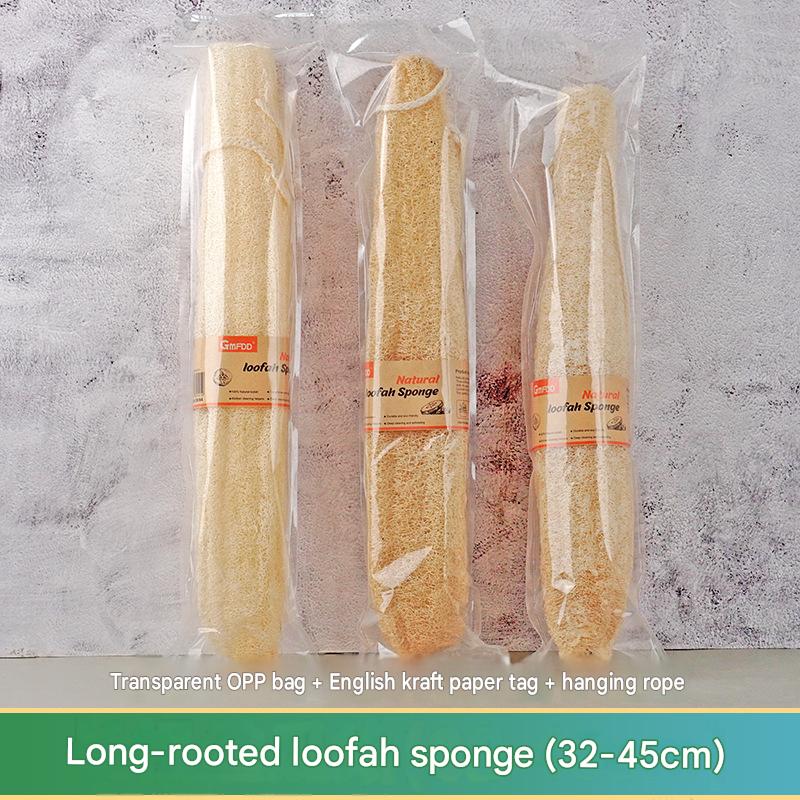 Long-rooted loofah-fine soft (32-45cm maximum diameter of 6cm or more)
