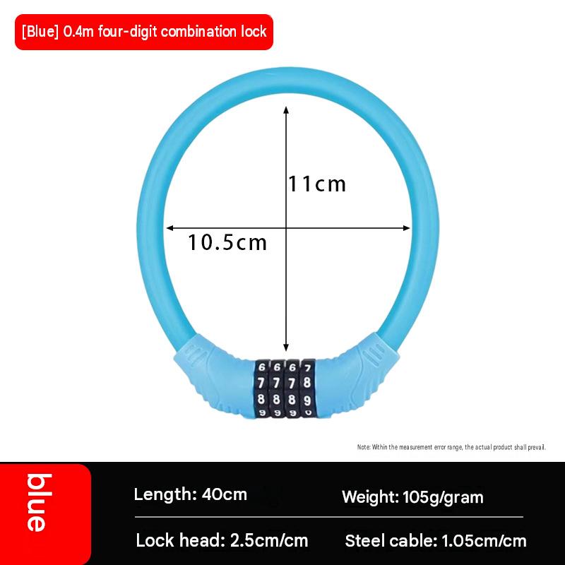 Blue 40 leather ring lock