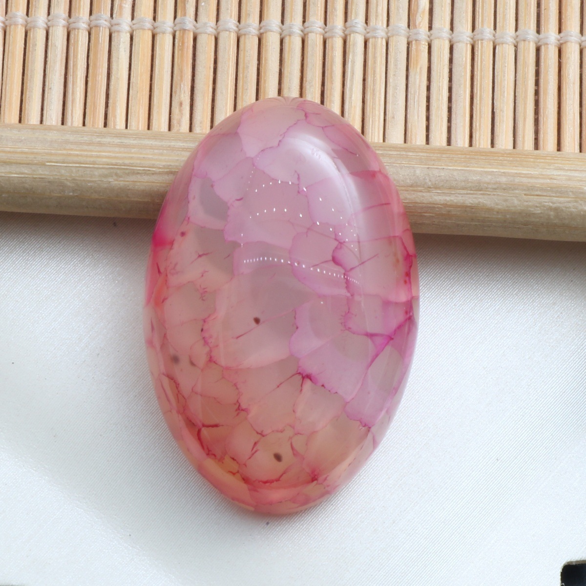 Pink Agate 30*20*8mm