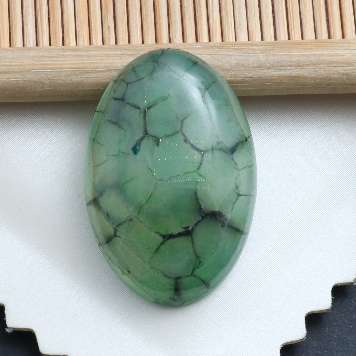 green dragon veins agate 30*20*8mm