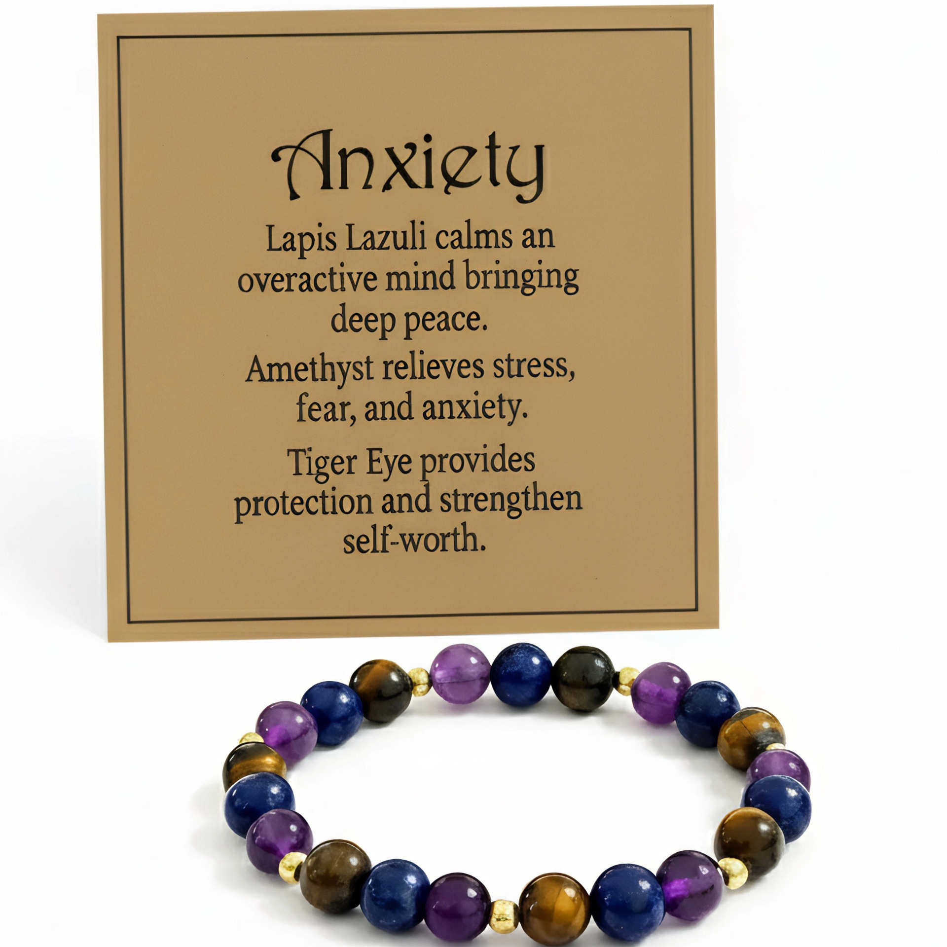 Amethyst anti-stress bracelet type b