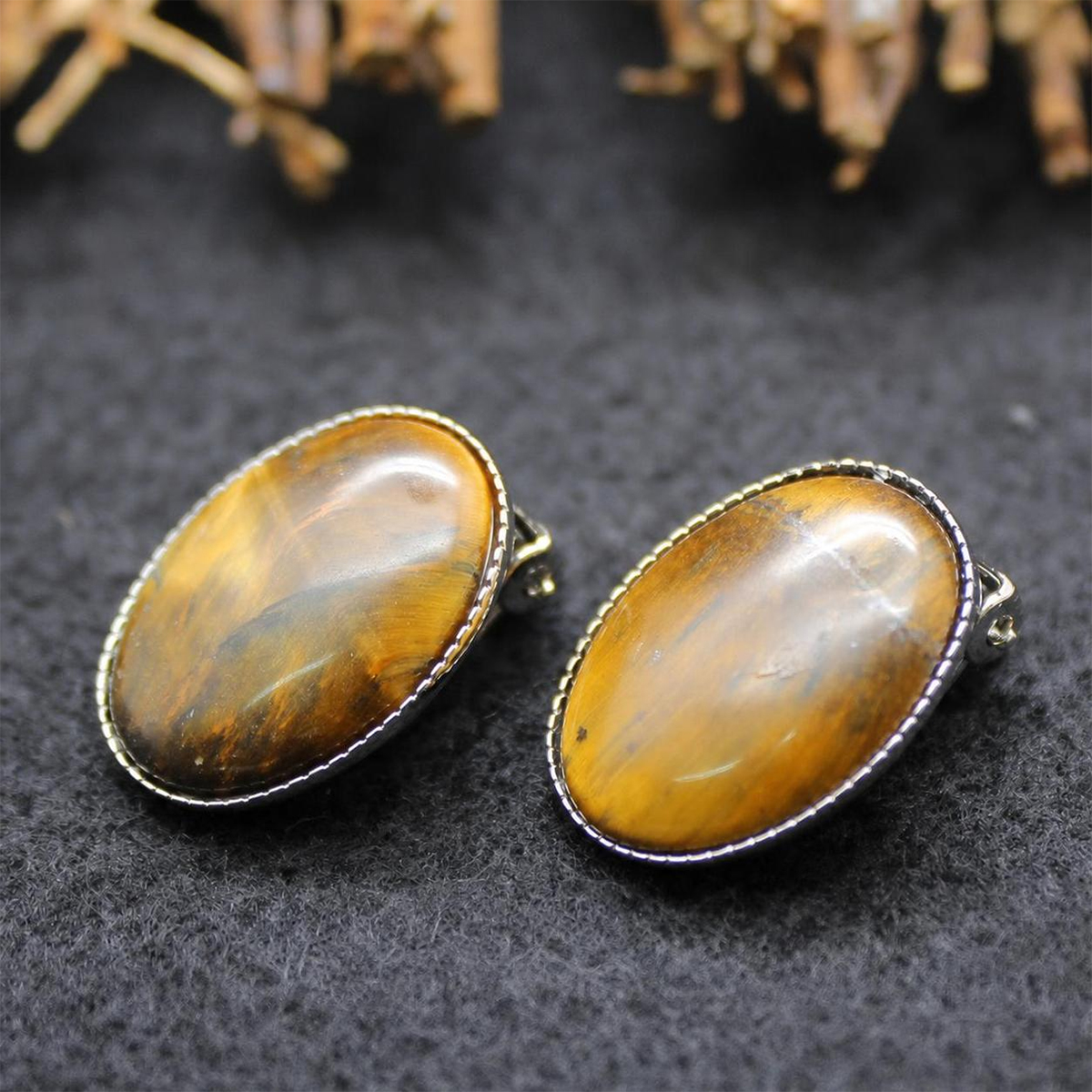 Tiger eye stone 16x20mm