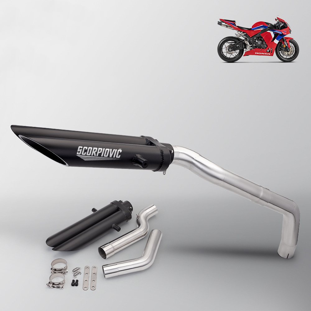 Cbr600rr f5 stainless steel split middle tail section (2006-2020)