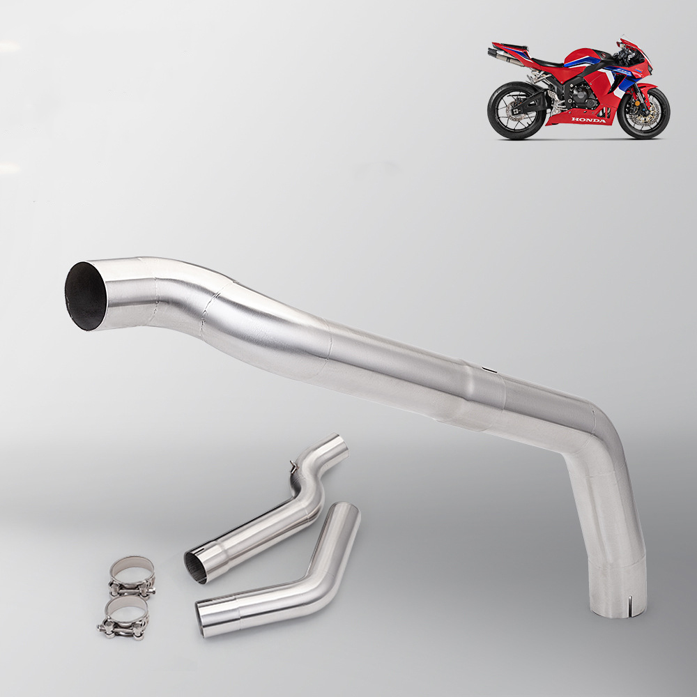 Cbr600rr f5 stainless steel split mid-section (2005-2020)