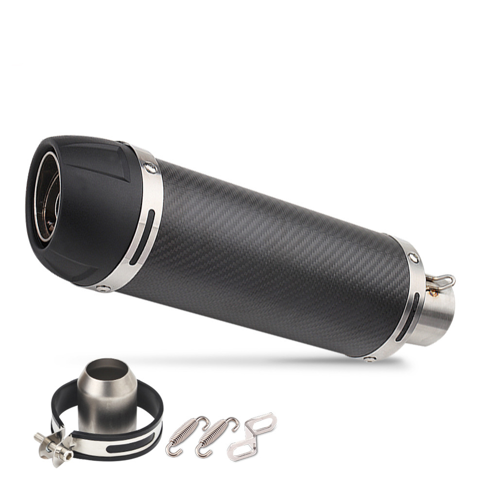 F02-long matte carbon fiber black head