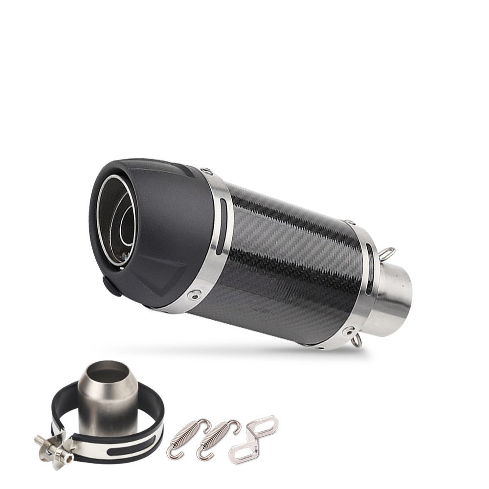 F02-short glossy carbon fiber black head