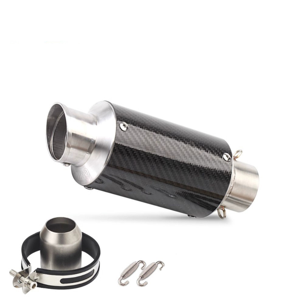 F01-short glossy carbon fiber stainless steel head