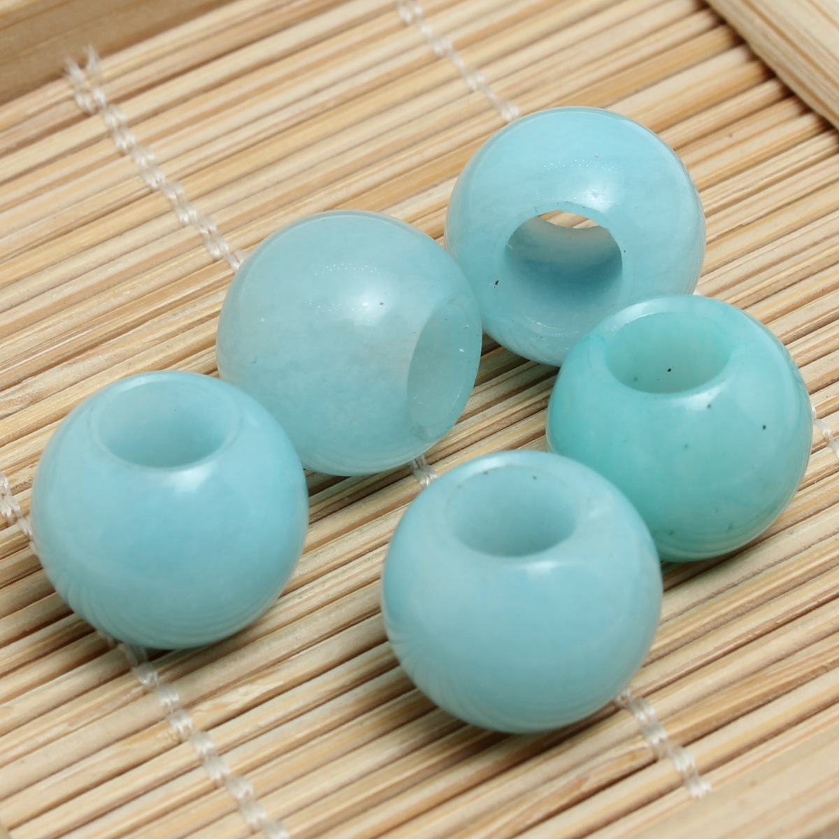 Amazonite 12mm (inner diameter 5mm)