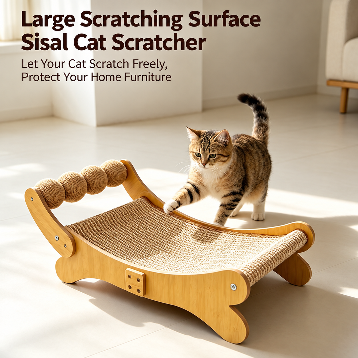 Replacement high-density sisal mat