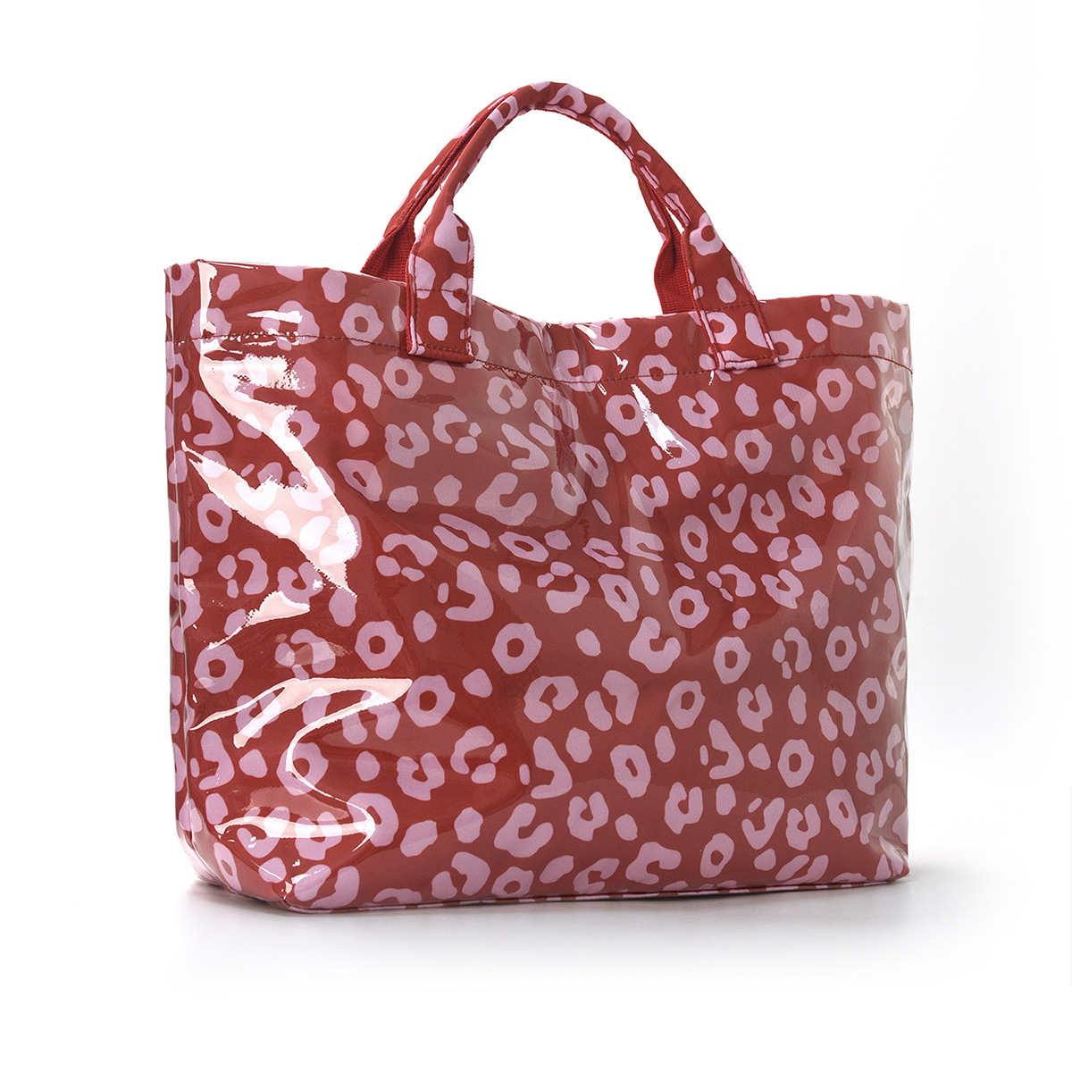 Red Pink leopard print
