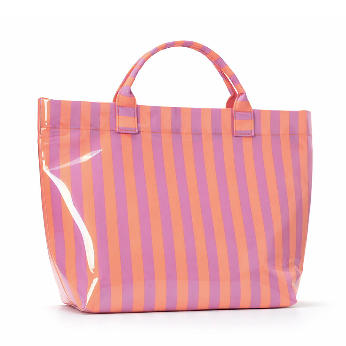 Thin orange pink stripes