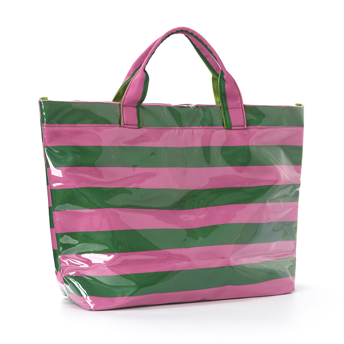 Green rose red stripes