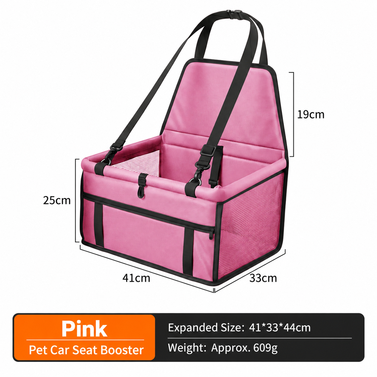600d oxford cloth upgraded and reinforced to prevent collapse, pink