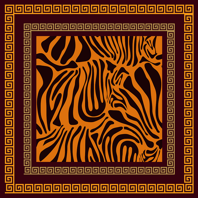 Zebra pattern-polyester