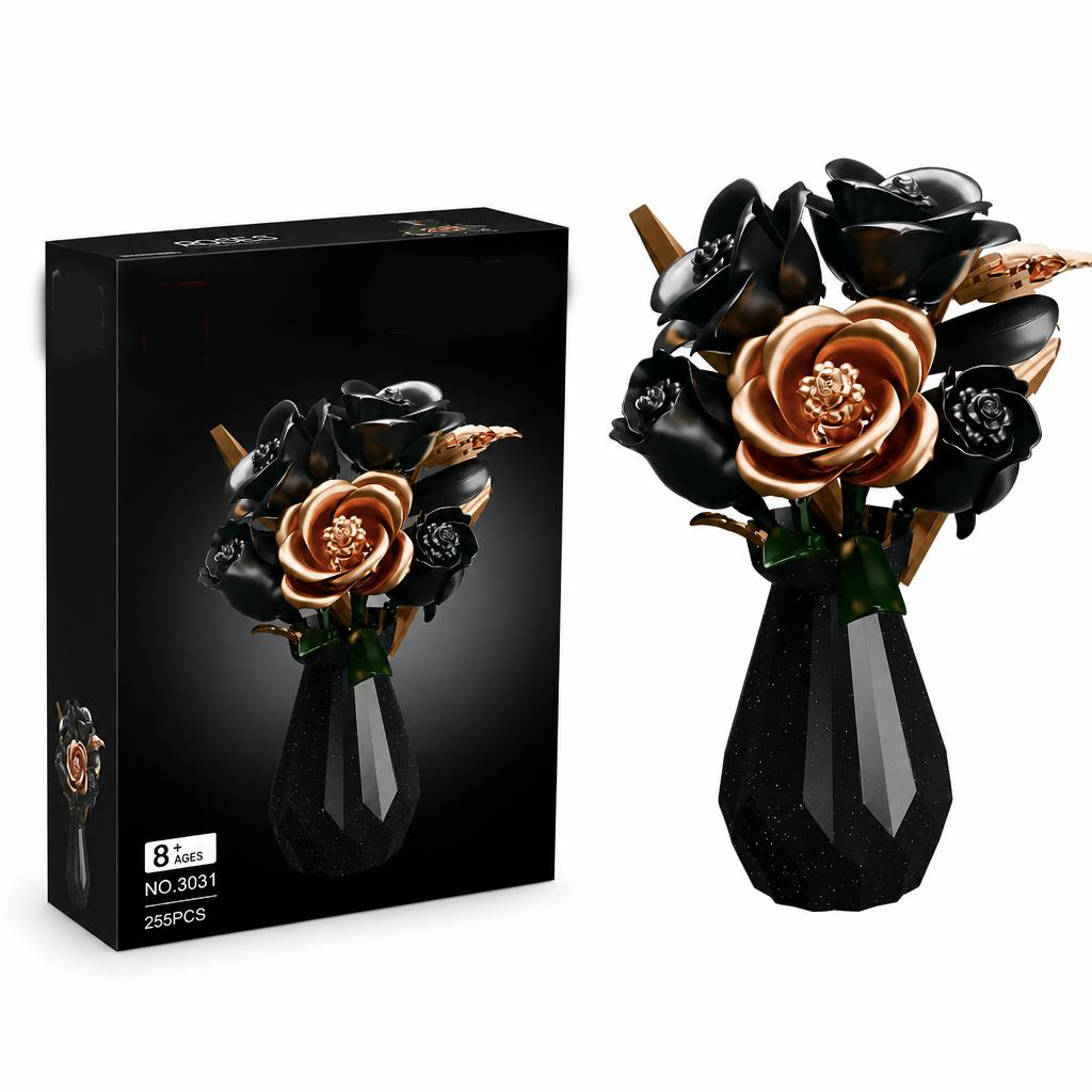 black gold rose