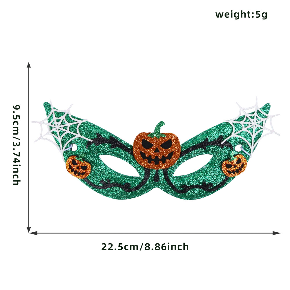 Pumpkin spider web green model