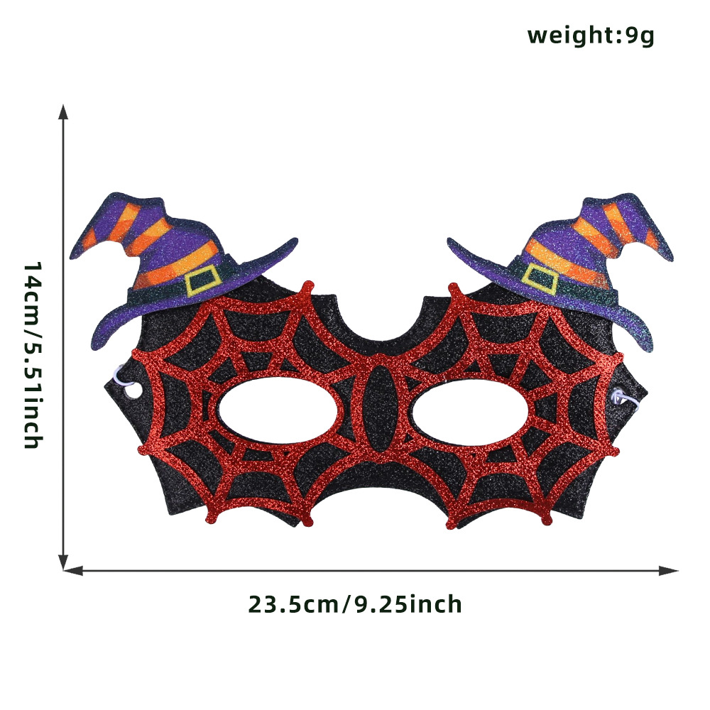 Red spider web witch hat