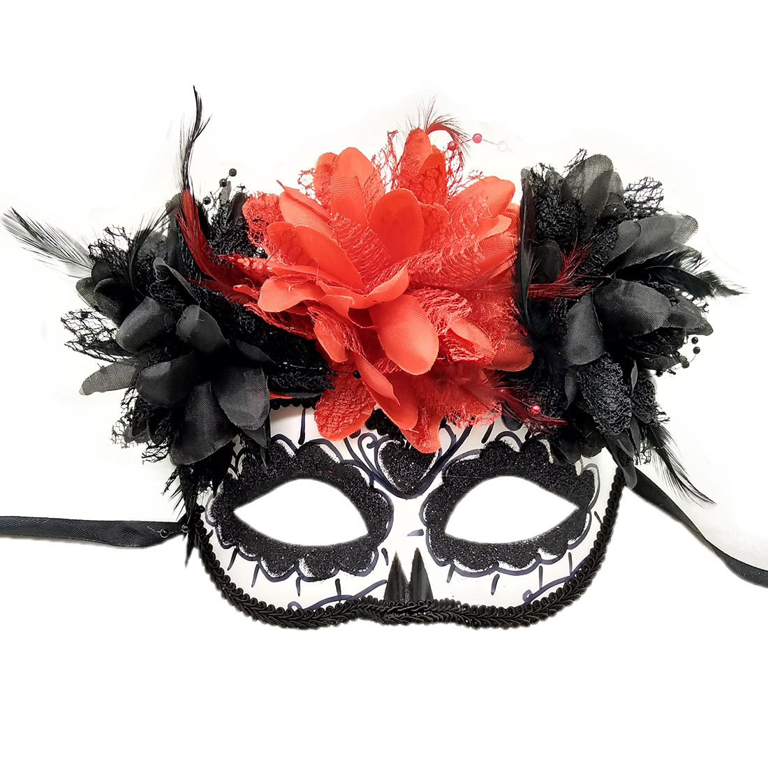 flat head three-flower black