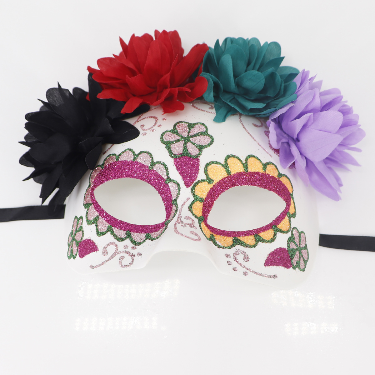 Half-face undead four-flower