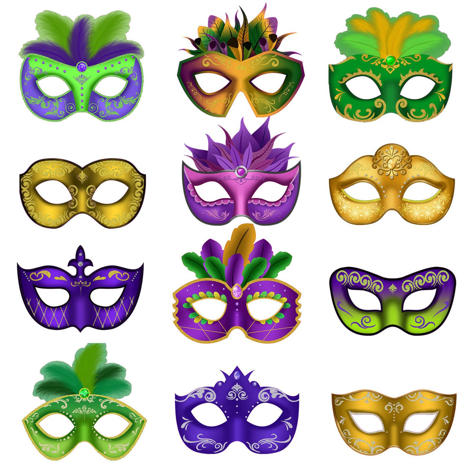 12 pcs set A