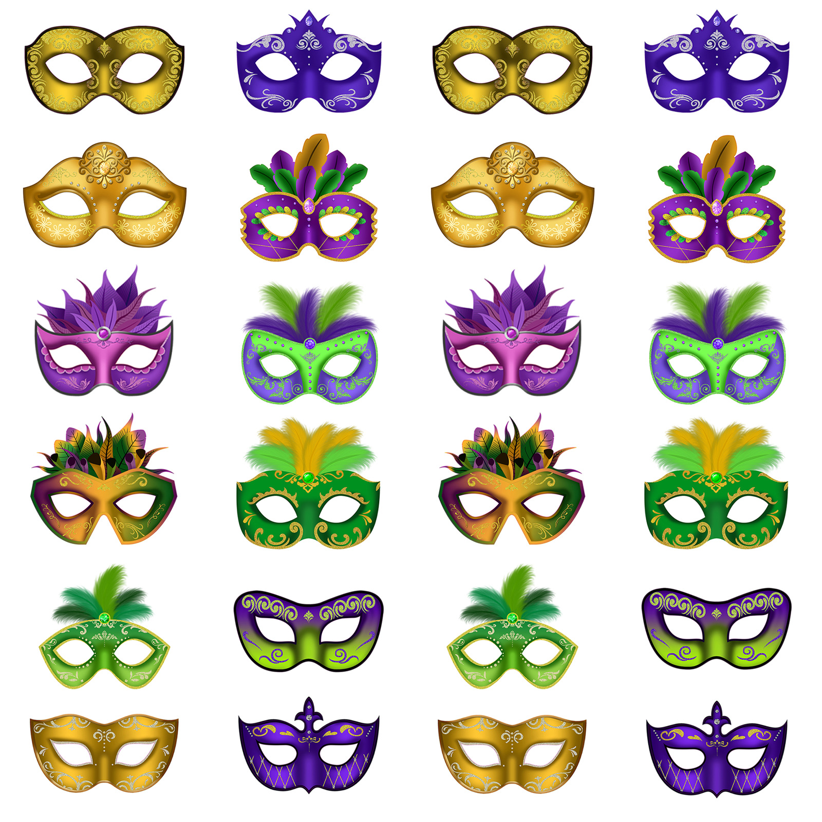 24 pcs set E