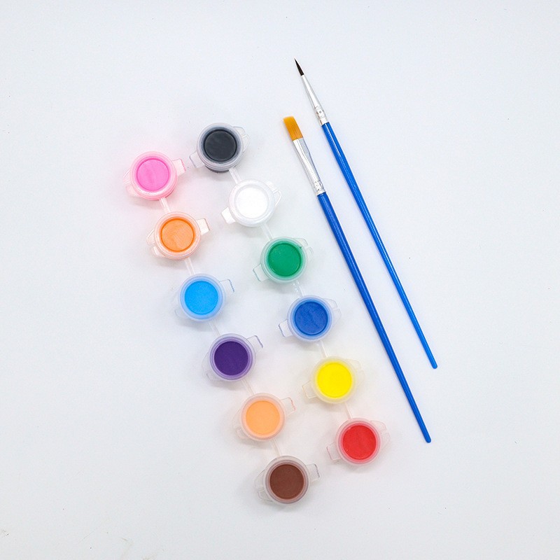 12 colors of paint