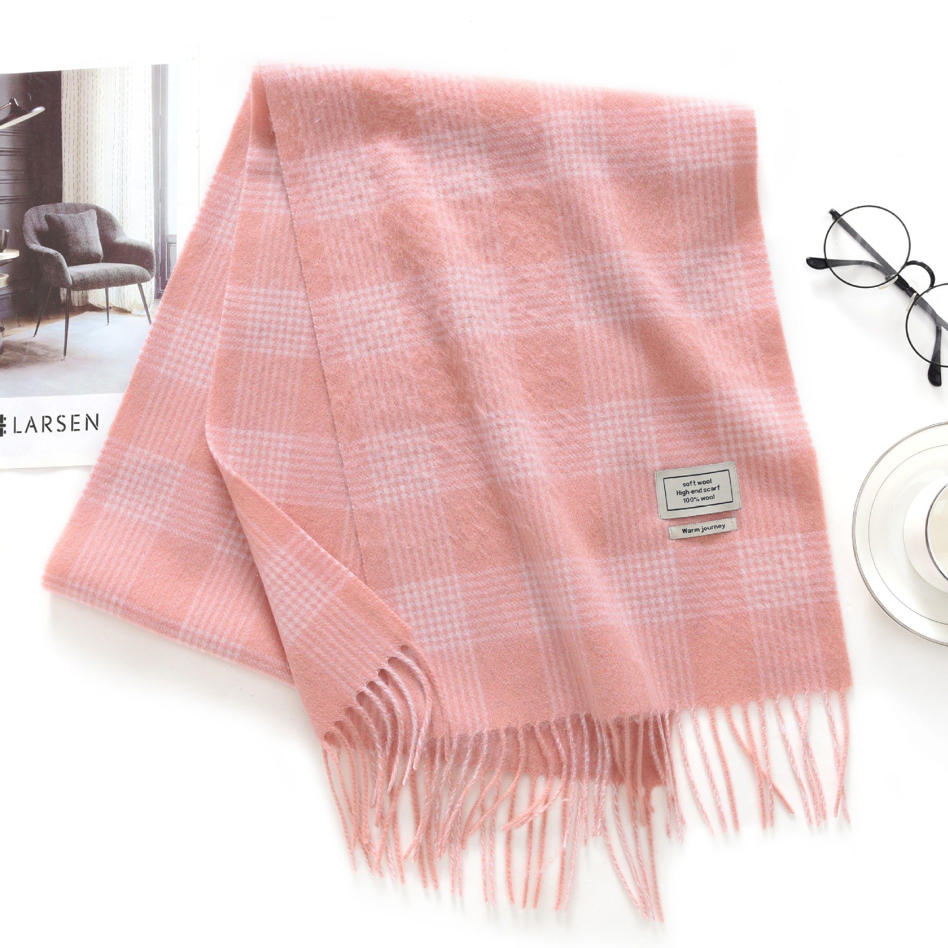 Dark pink grid