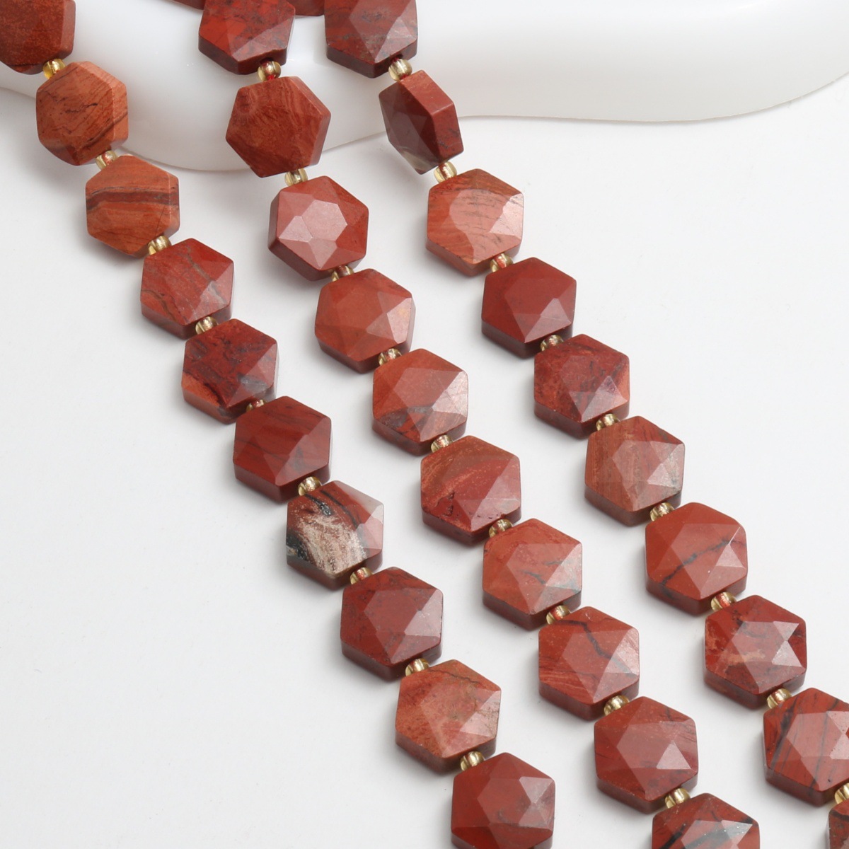 red jasper 27pcs(12mm)