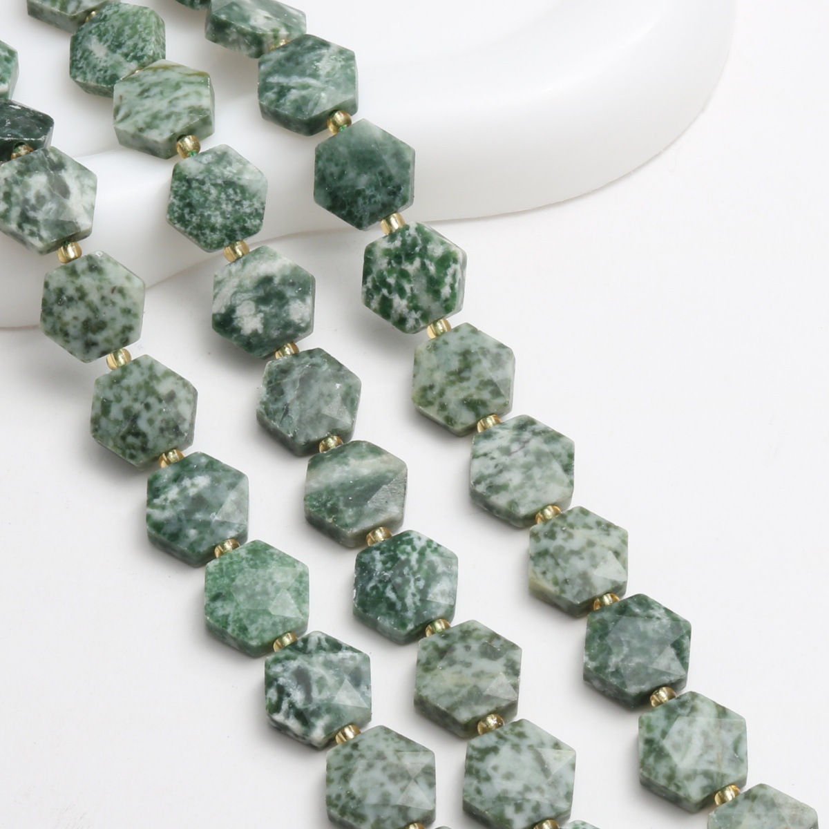 green dalmatian 27pcs(12mm)