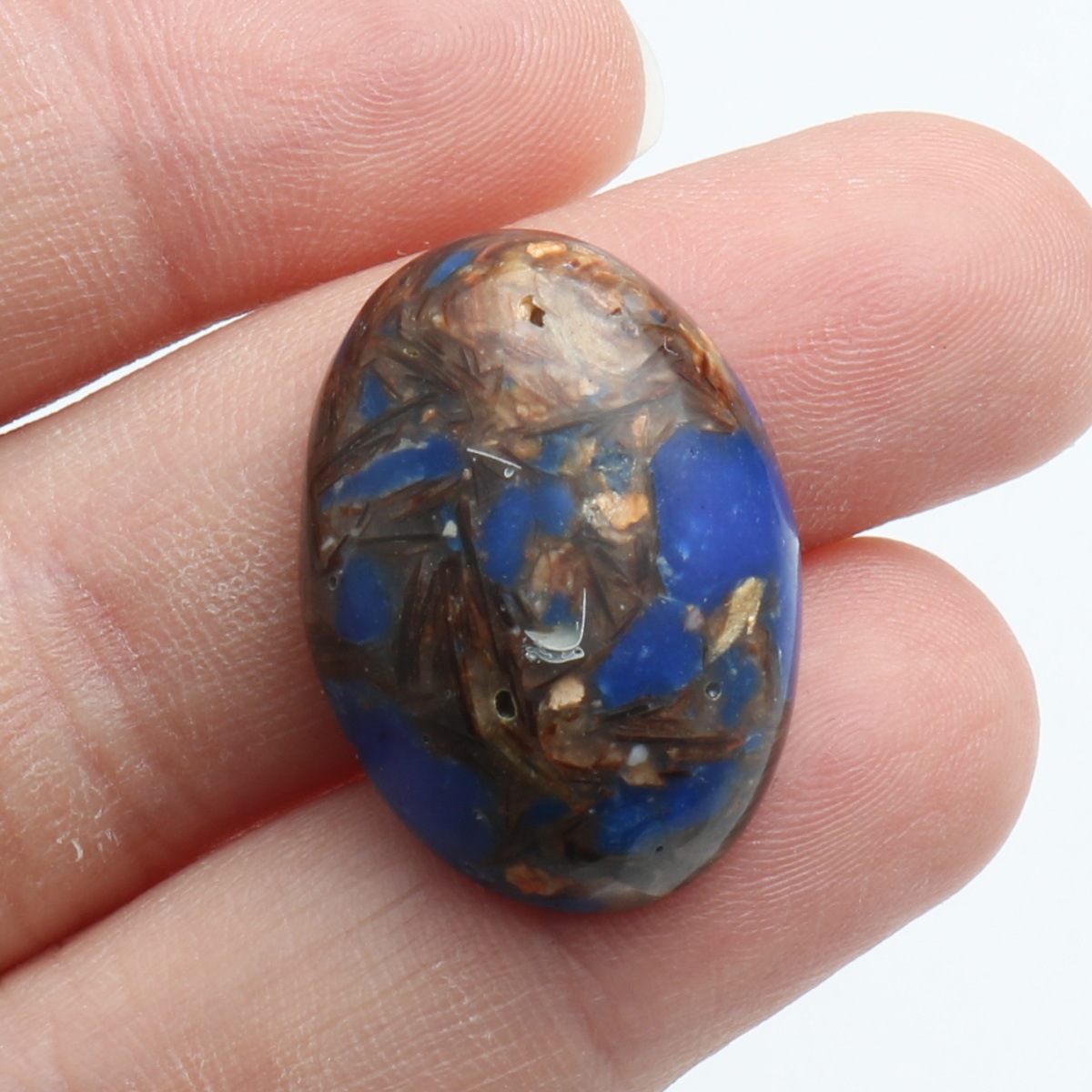 Coffee blue 18*25*6mm