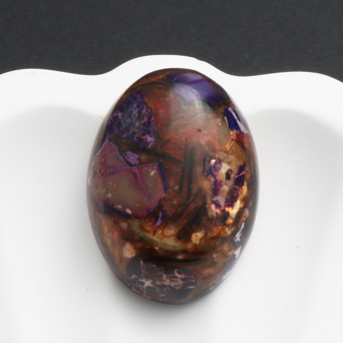 Purple coffee color 18*25*6mm