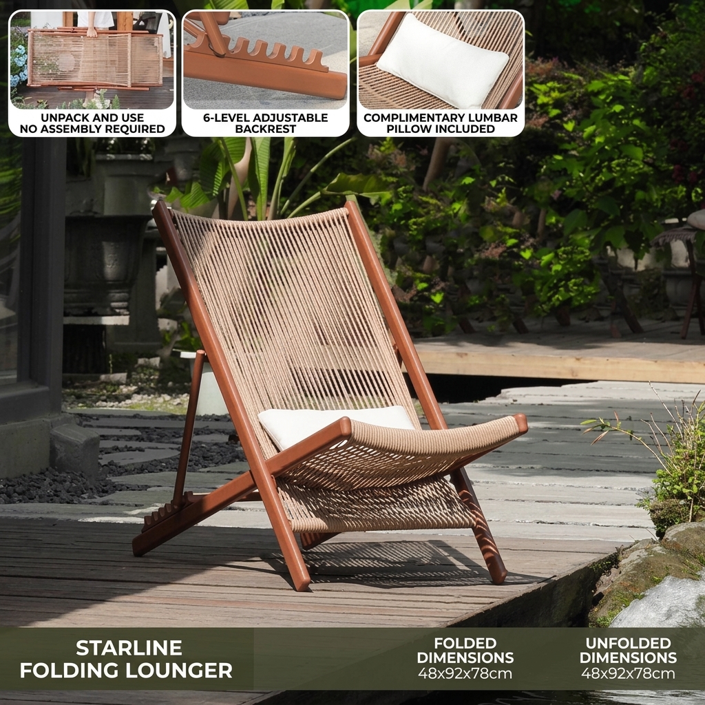 XL Lounger with cushion