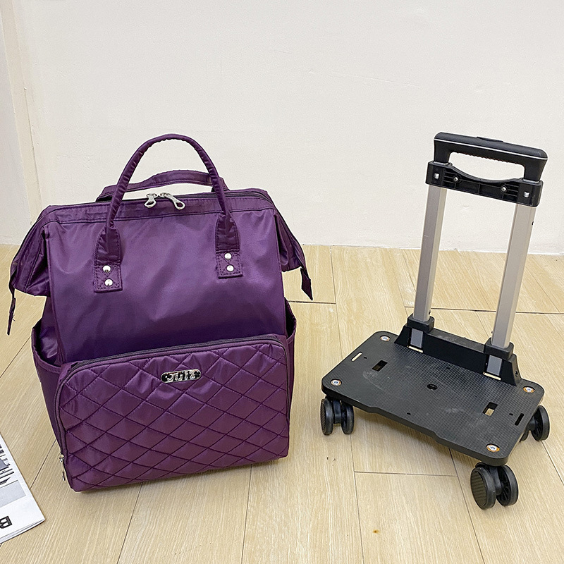 Purple backpack   tray