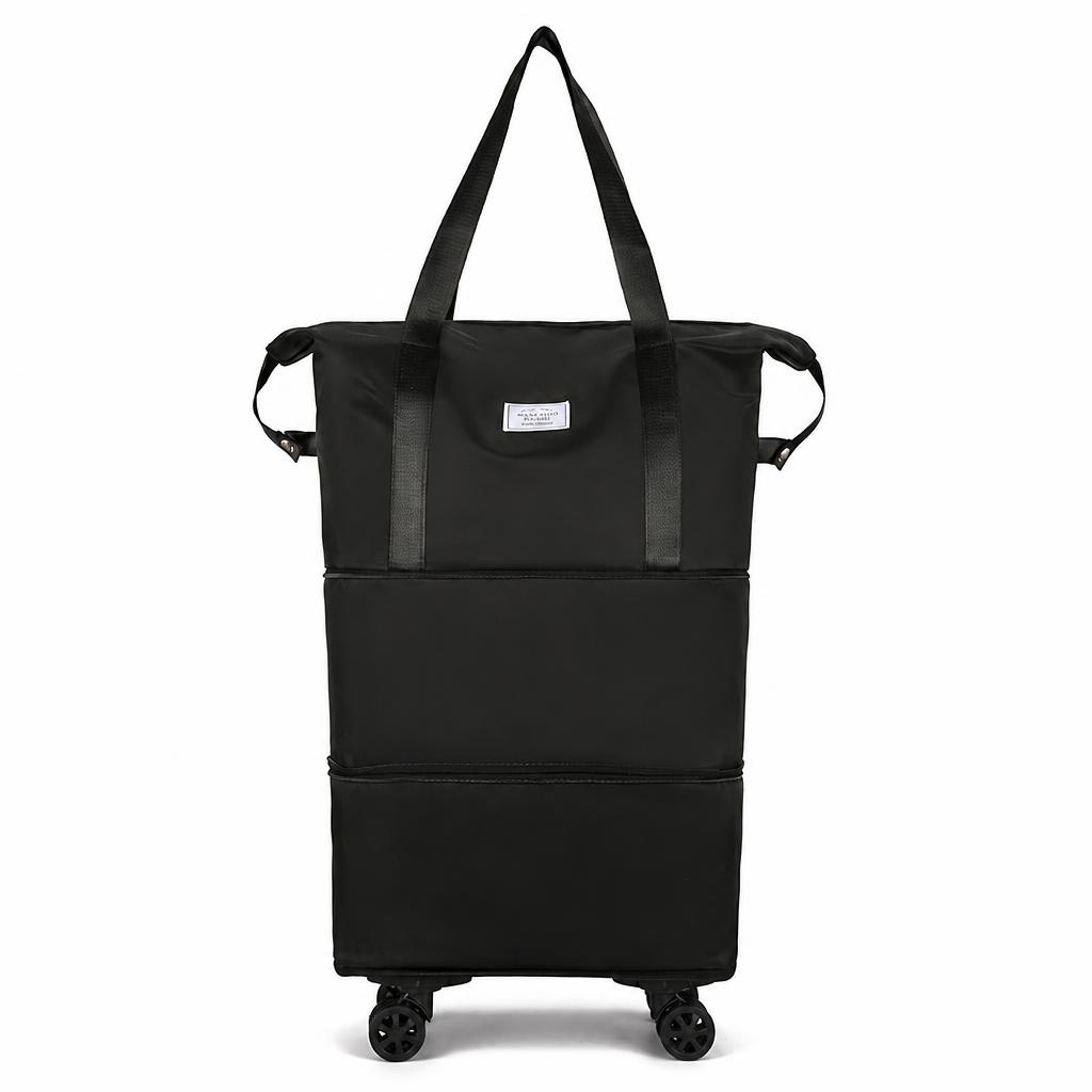 Black three-layer model, built-in wet and dry separation bag, removable silent universal 4 wheels